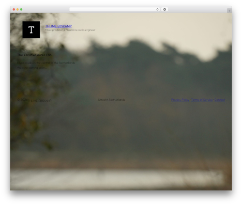 Design Mode WordPress theme - te-creatief.com
