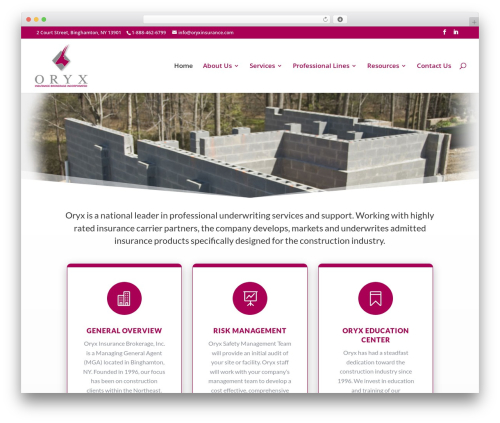 Us map WordPress plugin - oryxinsurance.com