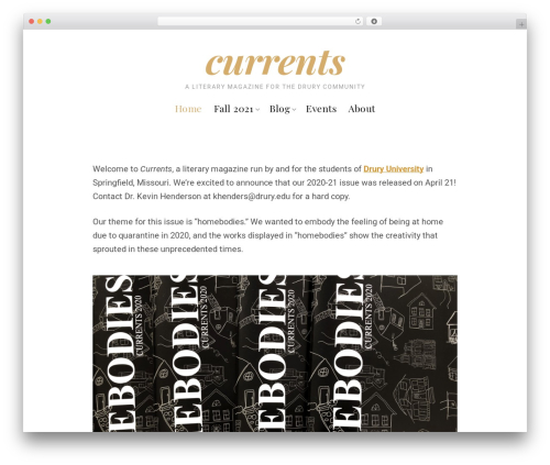 Empt Lite WordPress theme - drurycurrents.org