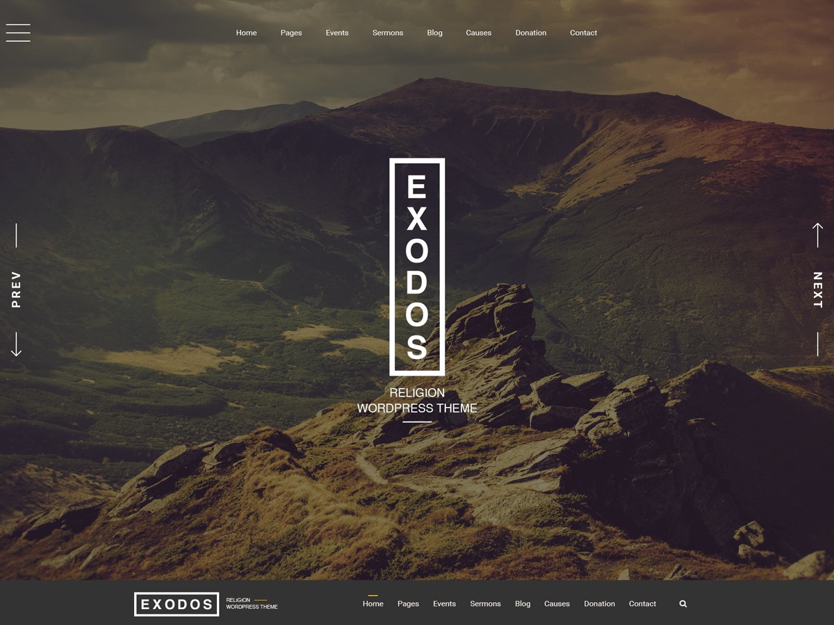 ExodosWP WordPress theme
