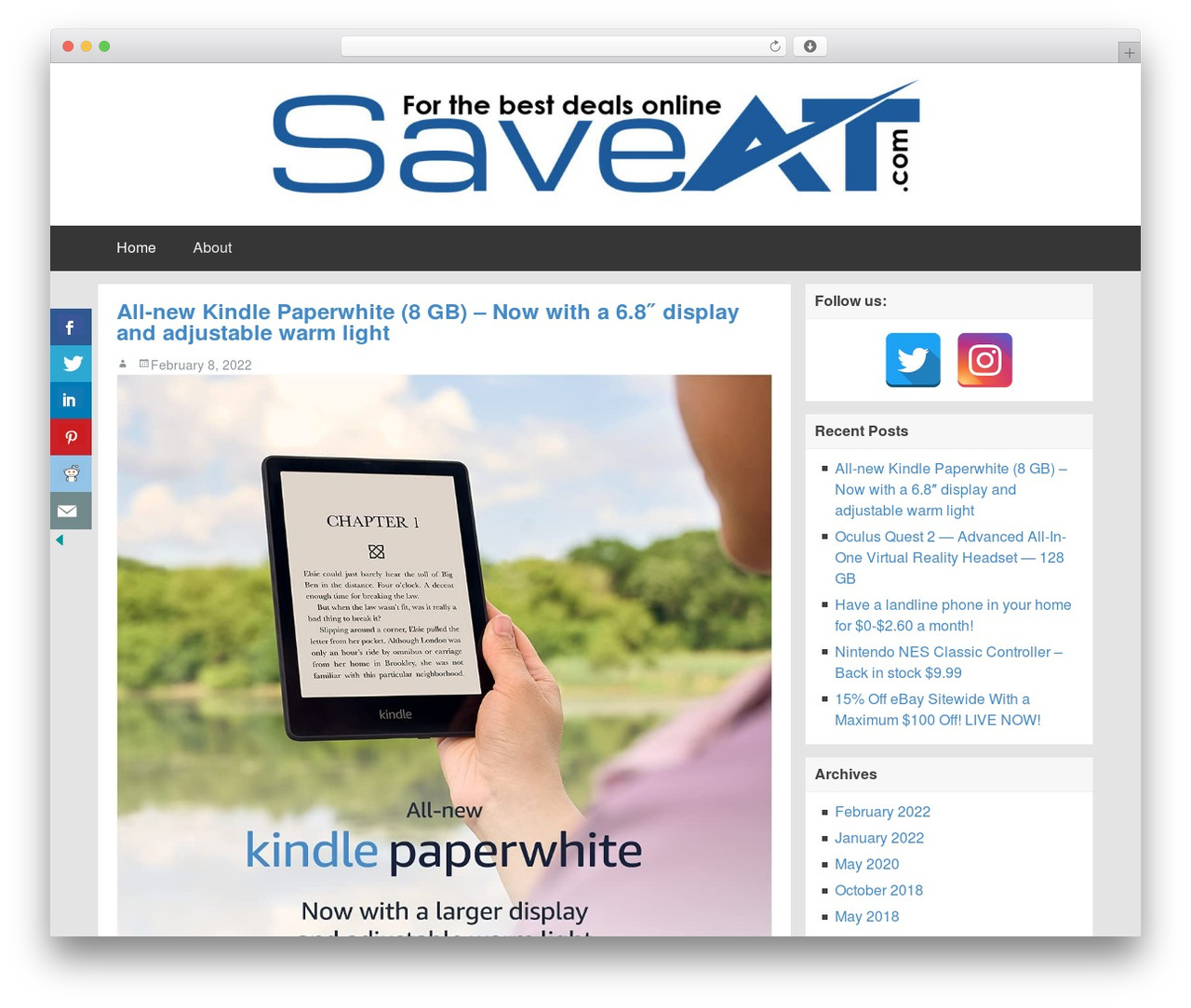 FlatBox WordPress theme - saveat.com FlatBox WordPress theme - saveat.com