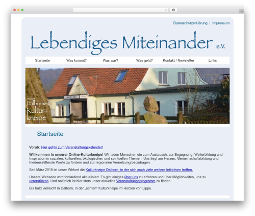 kkd2theme WP theme - lebendiges-miteinander.de