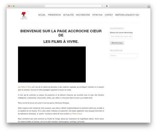 Storefront Paper theme WordPress - lesfilmsavivre.com