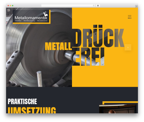 Theme WordPress Innox - metallornamentik.de