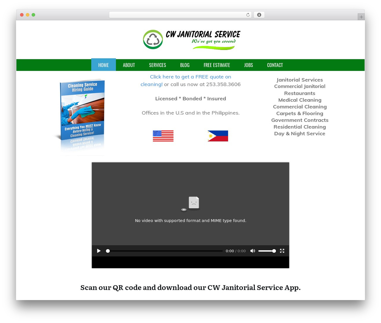 Theme WordPress Thrive Theme Builder - cwjanitorialservice.com