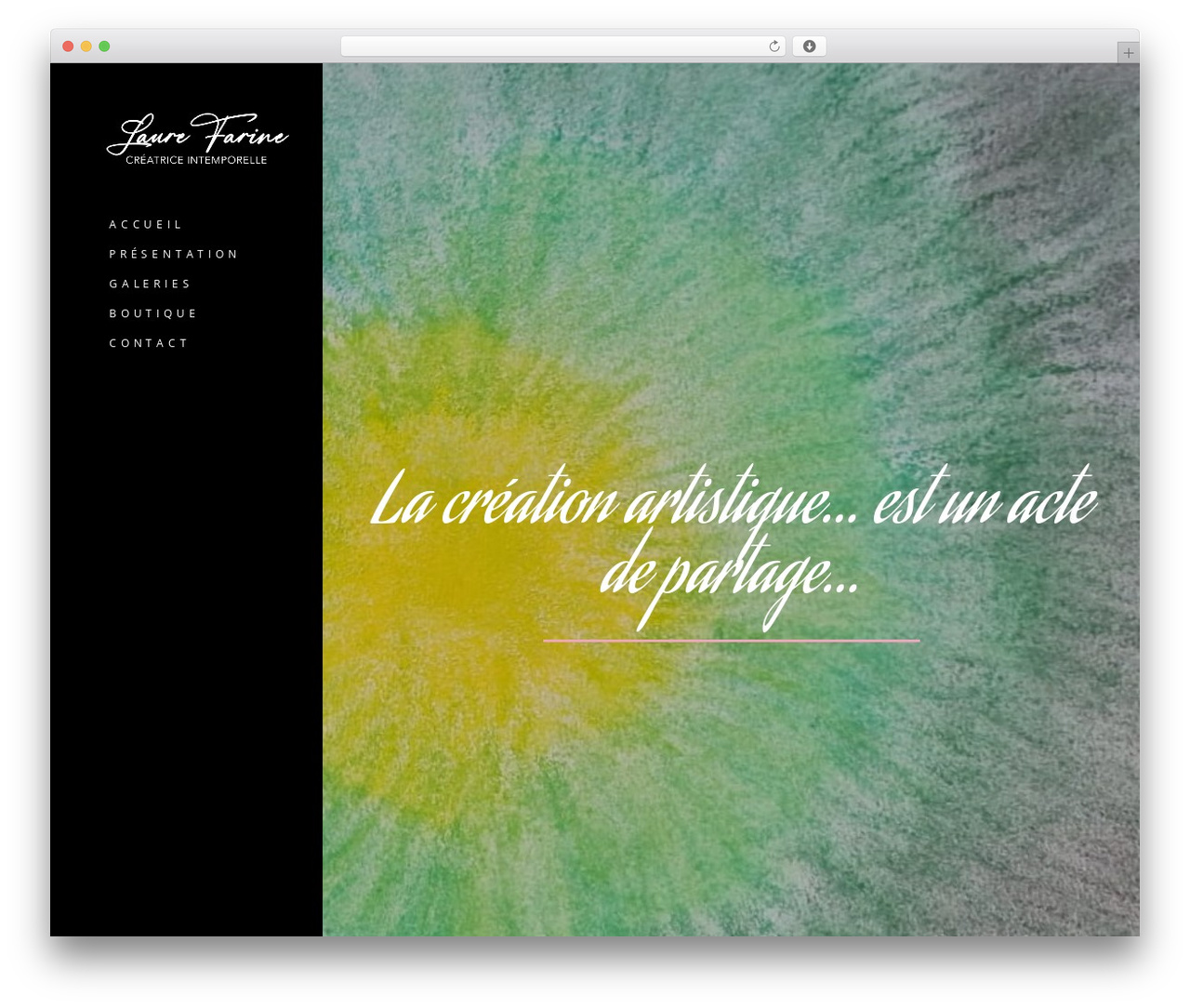 Theme WordPress TopPic - laure-art.ch