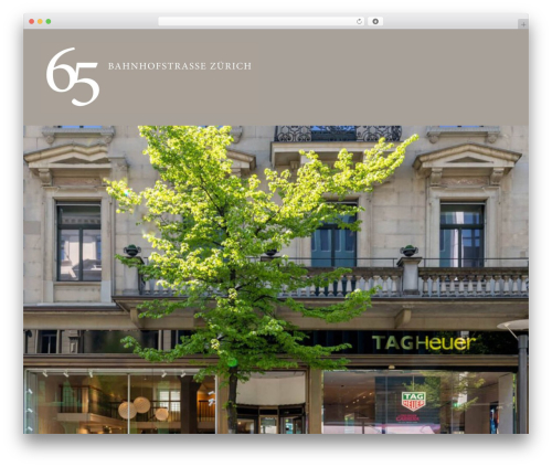 Theme WordPress @WEB - bahnhofstrasse65.ch