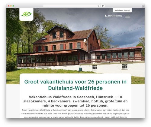 Webcommitment Theme top WordPress theme - groot-vakantiehuis.com