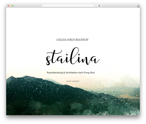WordPress website theme OnliestWP - stailina.ch
