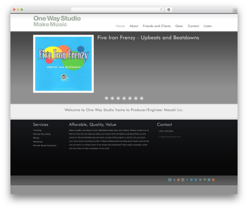 WordPress website theme OverALL WordPress Theme - onewaystudio.net