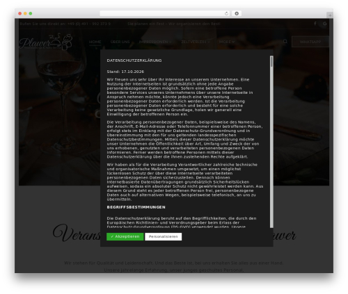 baseTheme theme WordPress - plawer-veranstaltungen.de