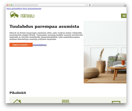 Gutenbricks WordPress plugin - kiinteistoitatuuli.fi