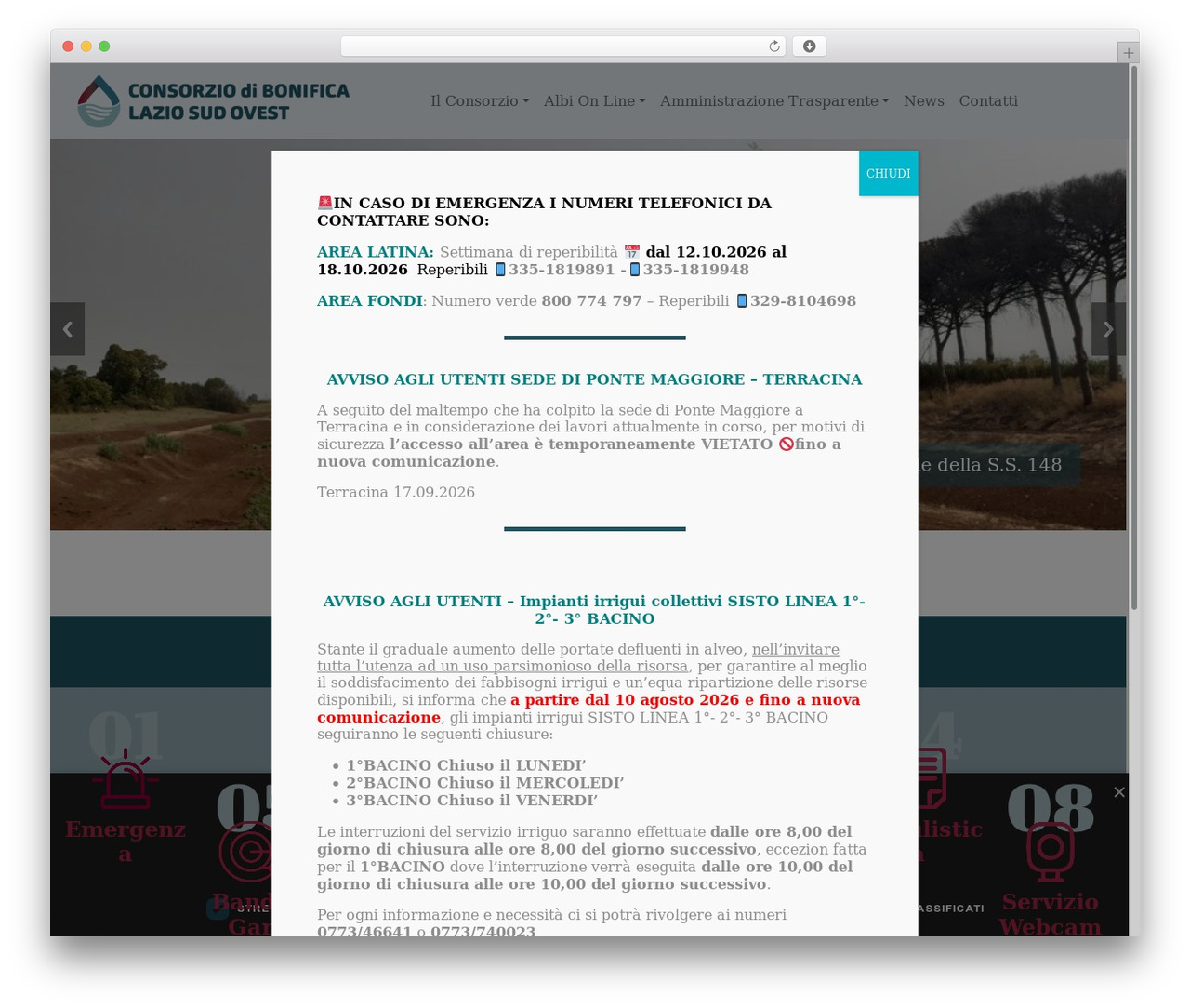CBLSO WordPress theme - consorziobonificalaziosudovest.it CBLSO WordPress theme - consorziobonificalaziosudovest.it
