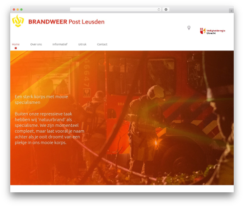 cherry WordPress theme - brandweerleusden.nl