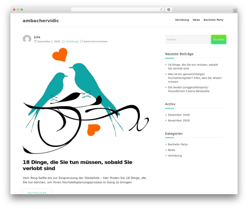 Deep Light WordPress theme - ambachervidic.de Deep Light WordPress theme - ambachervidic.de