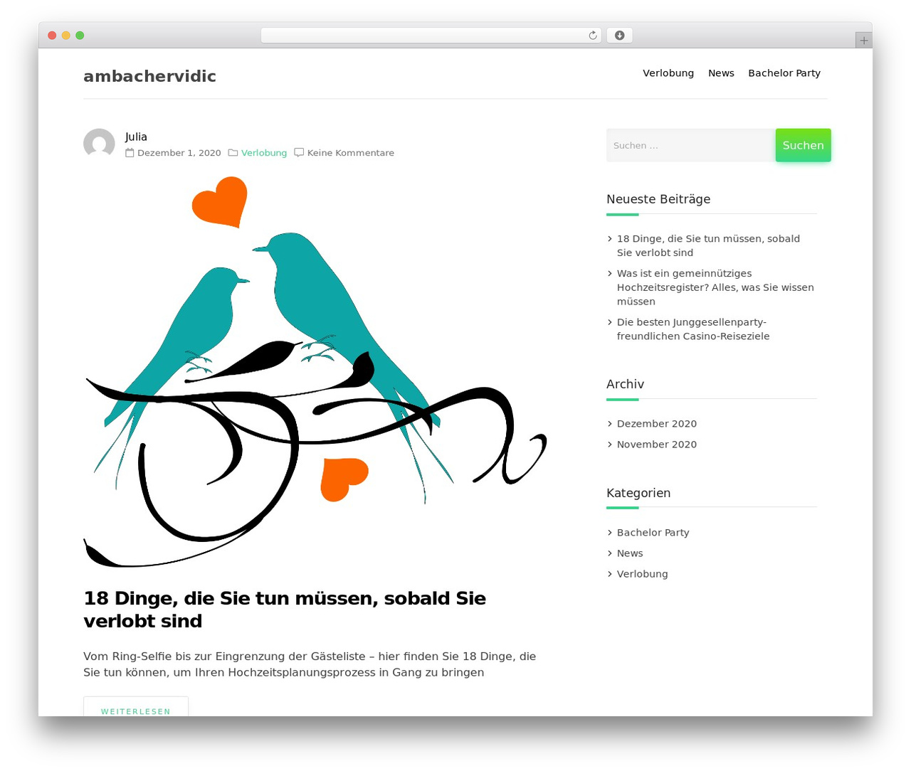 Deep Light WordPress theme - ambachervidic.de Deep Light WordPress theme - ambachervidic.de