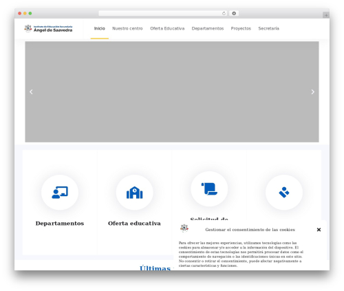 Theme WordPress SCUOLA - iesangeldesaavedra.es