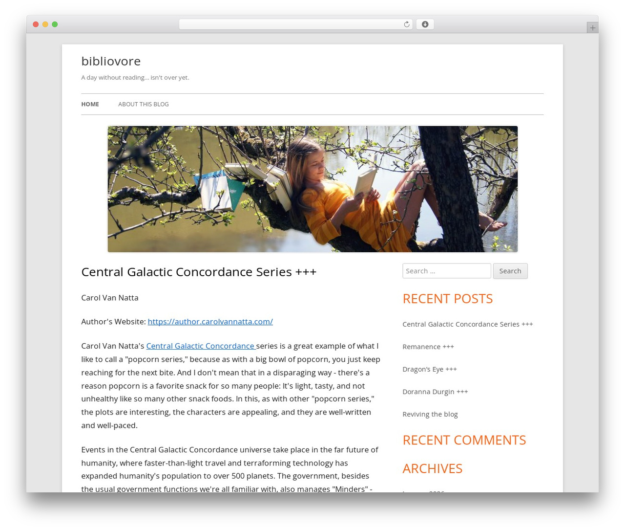 Tiny Framework WordPress theme - bibliovore.net Tiny Framework WordPress theme - bibliovore.net