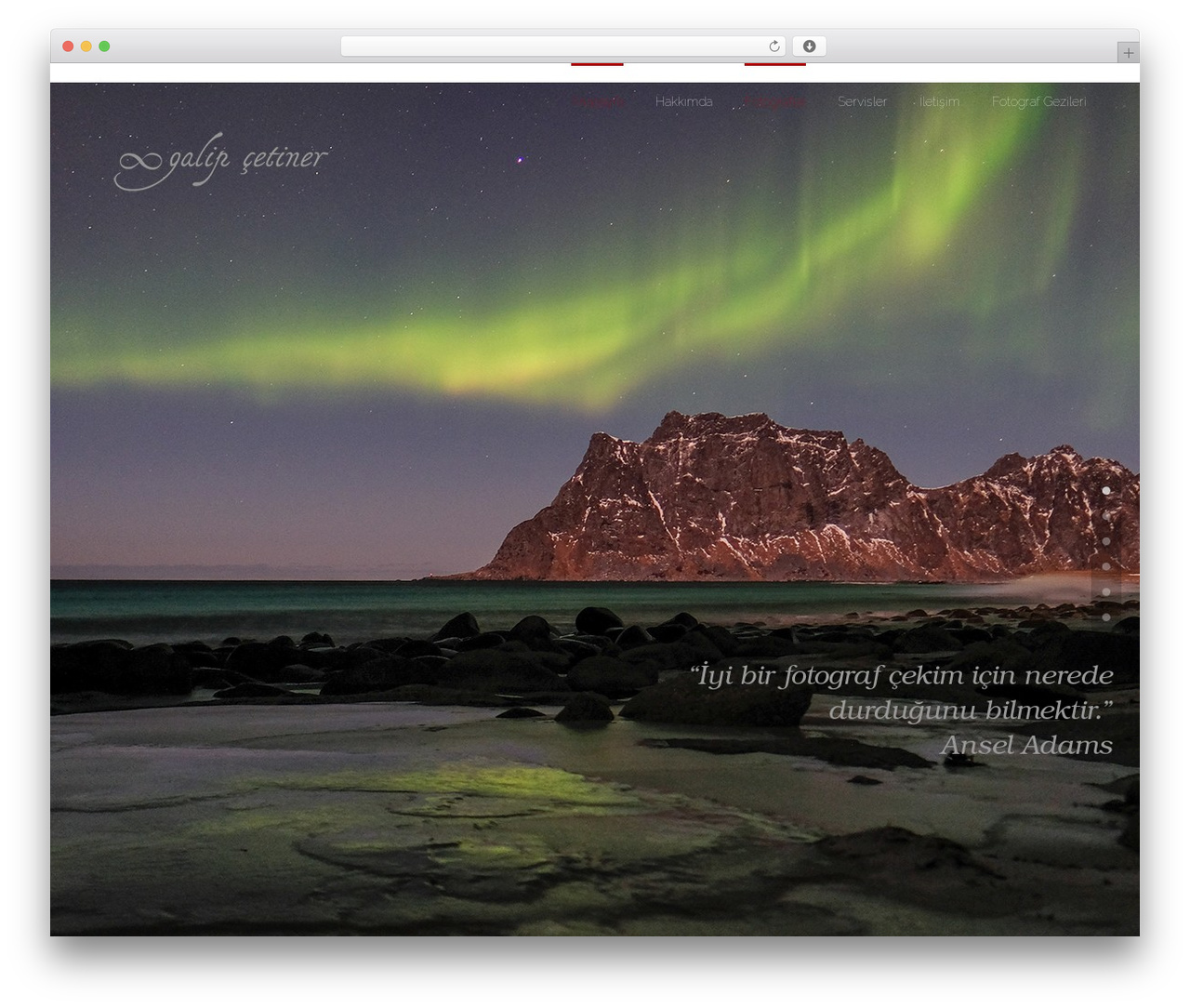 WordPress theme Avada - galipcetiner.com