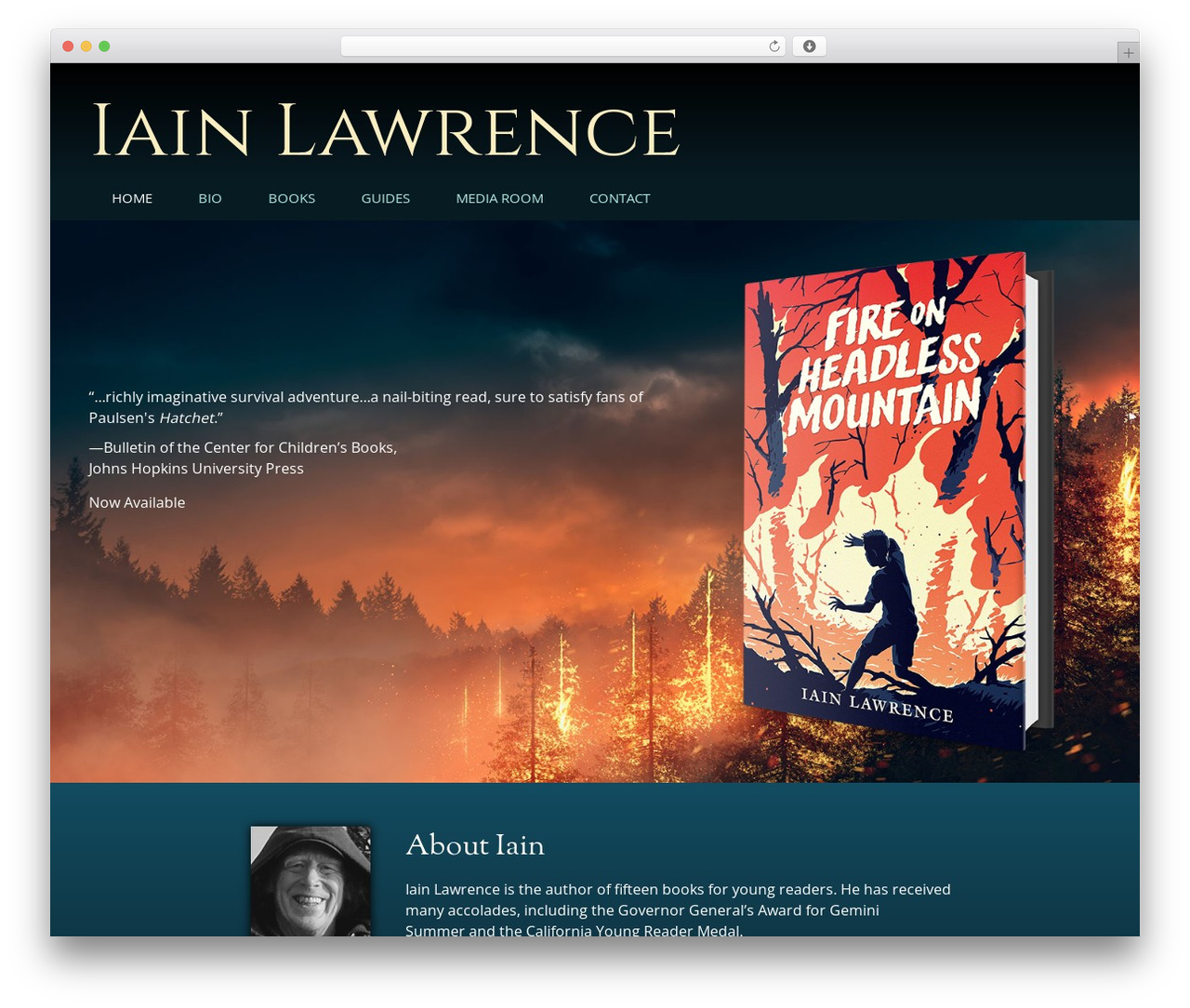 WordPress theme Beaver Builder Theme - iainlawrence.com