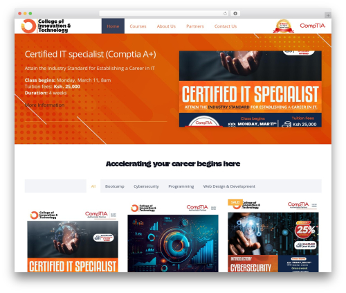 WordPress theme CIT - cit.college
