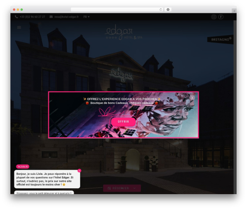 WordPress theme Divi - saint-brieuc-hotel.fr