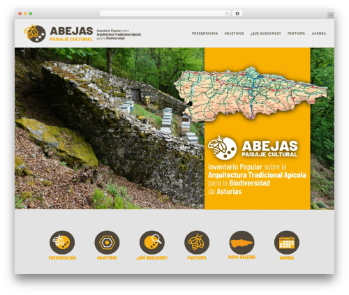 WordPress theme Divi - abejaspaisajeculturalasturias.org