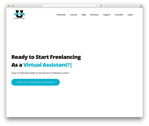 WordPress theme GeneratePress - freelanceu.com
