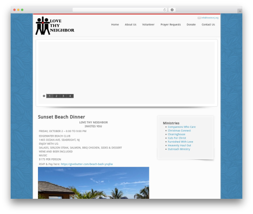 WP theme Transforms Wordpress - lovethyneighbornj.org