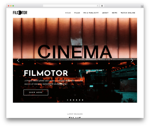 Cinerama WordPress theme - filmotor.com