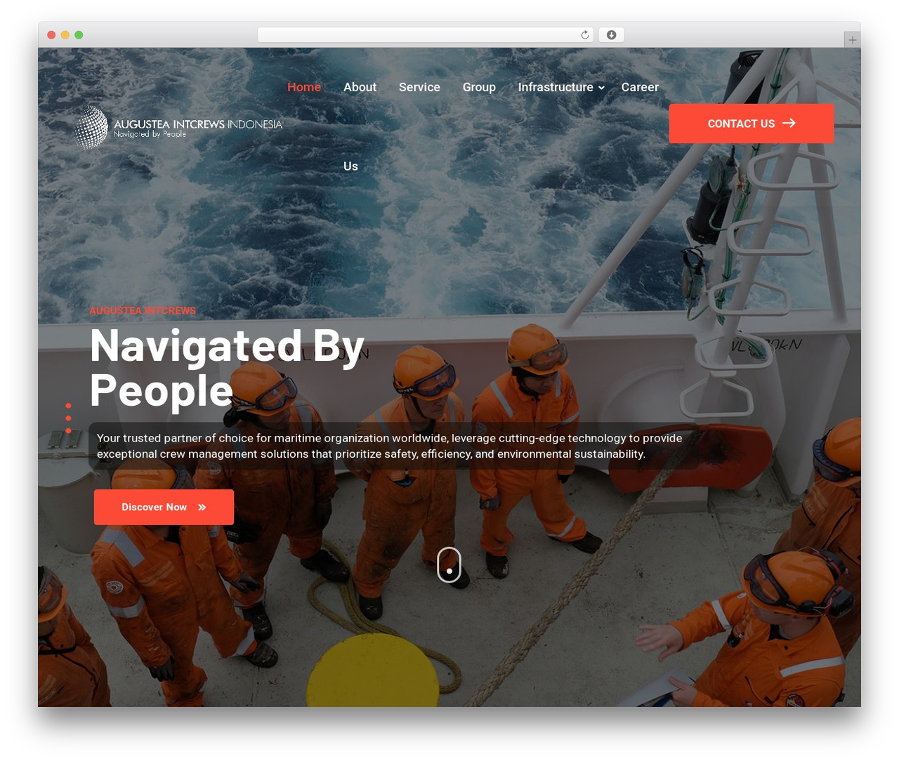 Consalti theme WordPress - augustea-ics.com