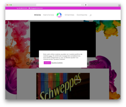 Divi theme WordPress - grafirotulo.com