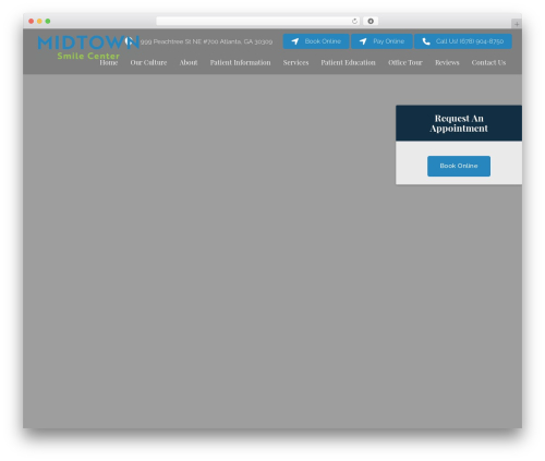 DoctorGenius Framework WordPress theme - midtownsmilecenter.com