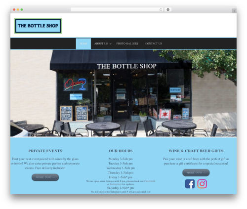 First WordPress theme - thebottleshop.net First WordPress theme - thebottleshop.net