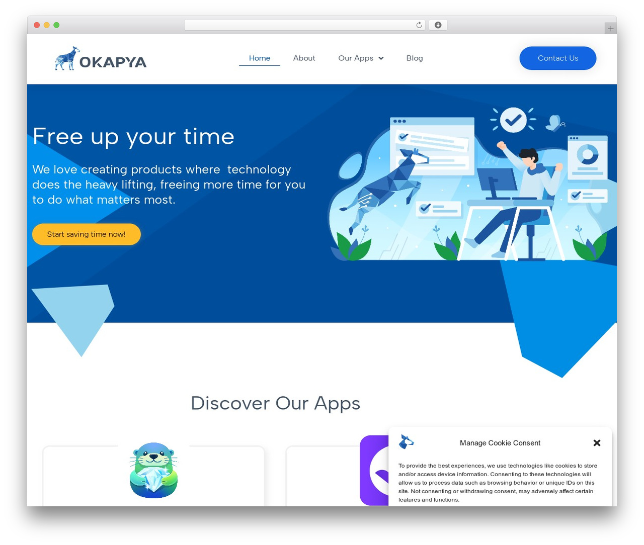 Hello Elementor theme WordPress - okapya.com