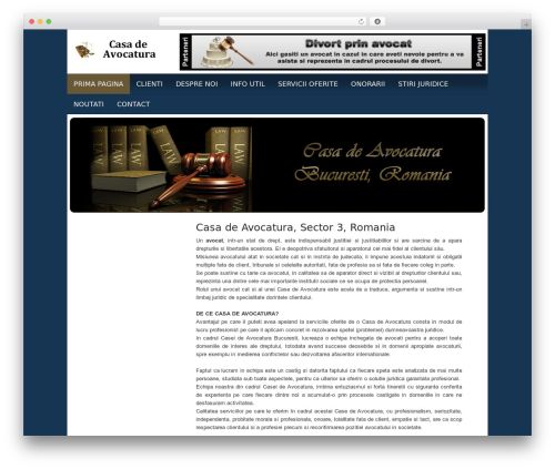 Indicate theme WordPress - casa-de-avocatura.eu
