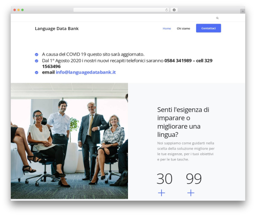 LeadEngine best WordPress theme - languagedatabank.it