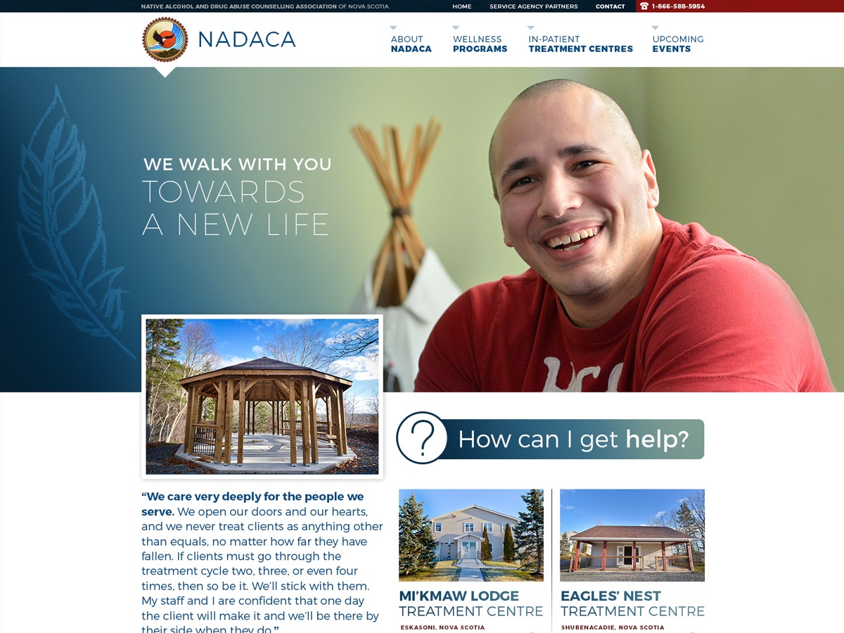 NADACA WordPress theme by Vibe Creative Group