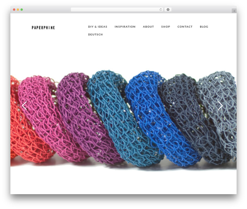 Pixel Responsive WordPress Theme WordPress theme - papertextiles.com