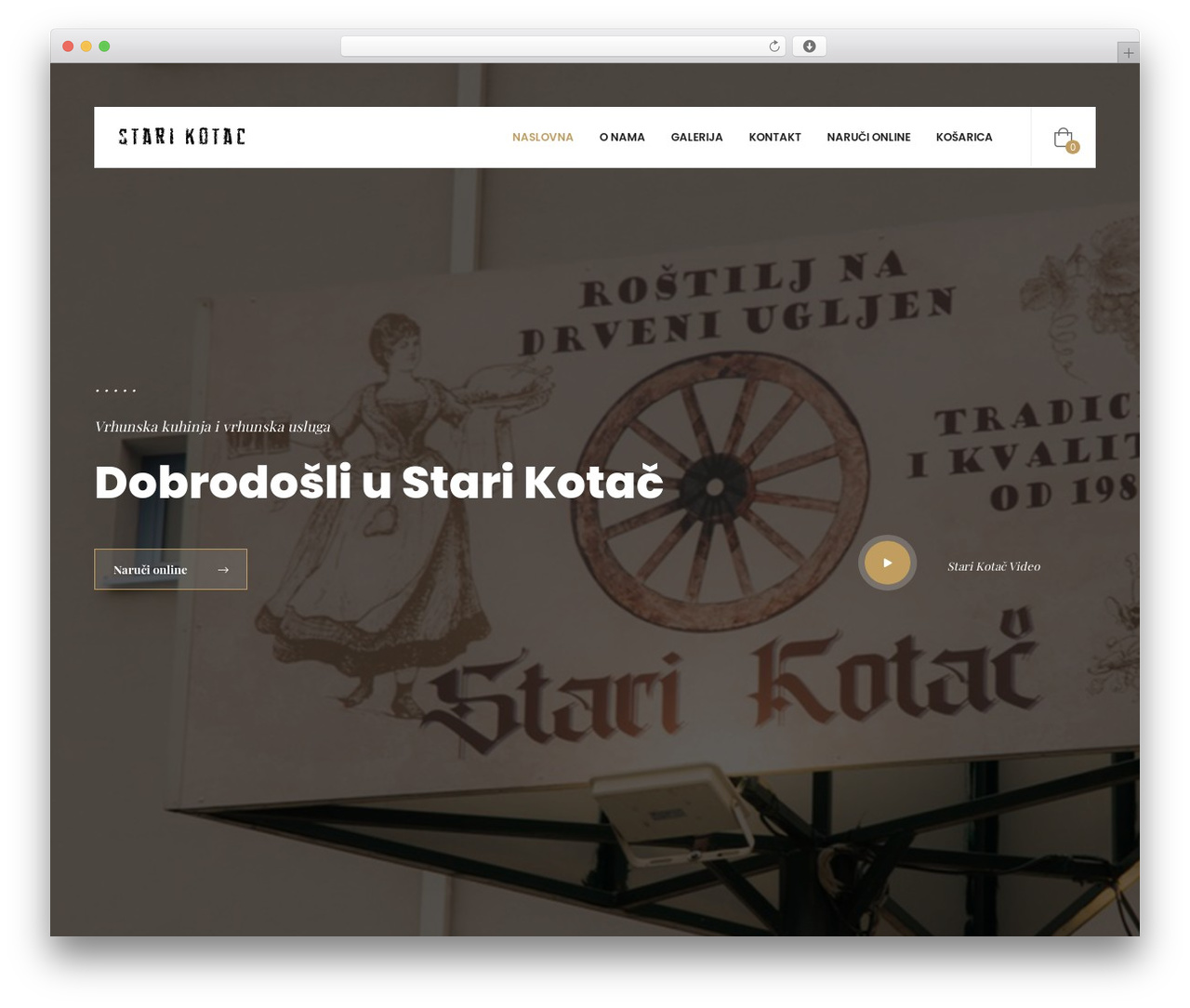 Restabook theme WordPress - starikotac.com