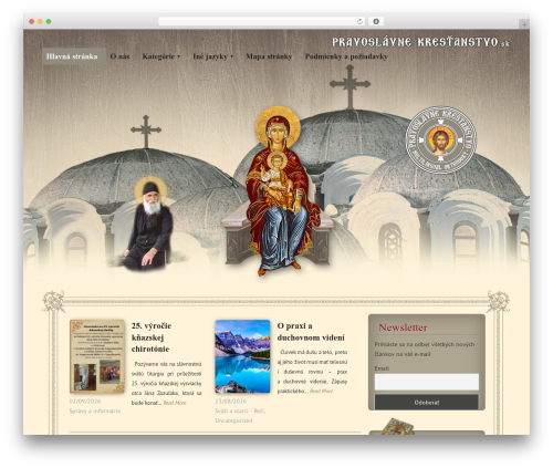 Frontend_builder WordPress plugin - pravoslavnekrestanstvo.sk