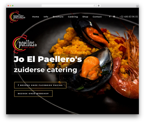 Evatheme core WordPress plugin - paellas.be