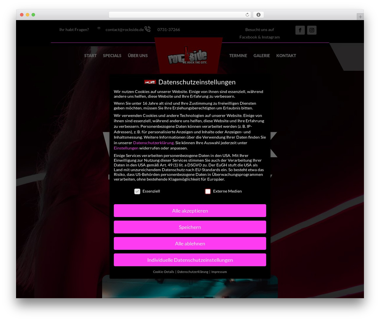 Theme WordPress Rockside - we rock the city - rockside.de Theme WordPress Rockside - we rock the city - rockside.de