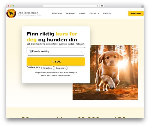 Theme WordPress Hello Elementor - oslo-hundeskole.no