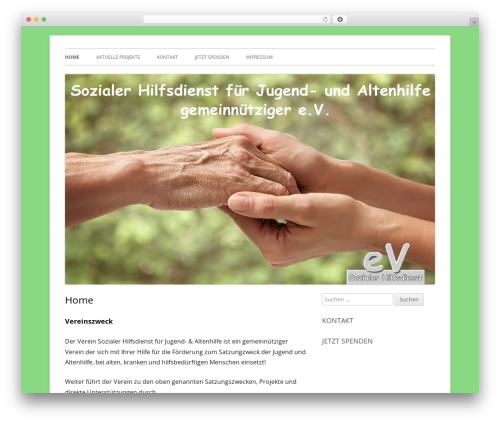 Tiny Framework free website theme - sozialerhilfsdienst.de