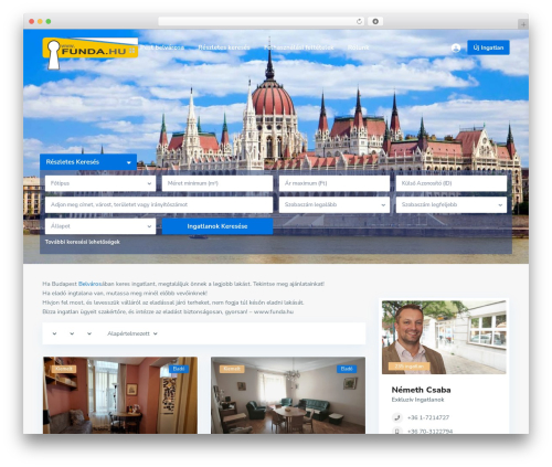Residence gutenberg WordPress plugin - funda.hu