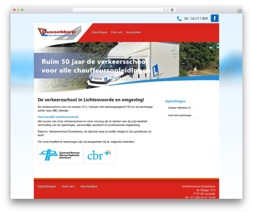 WordPress theme Fuze framework - verkeersschool-dusseldorp.nl