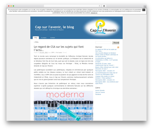 WordPress theme K2 - capsurlavenir975.unblog.fr
