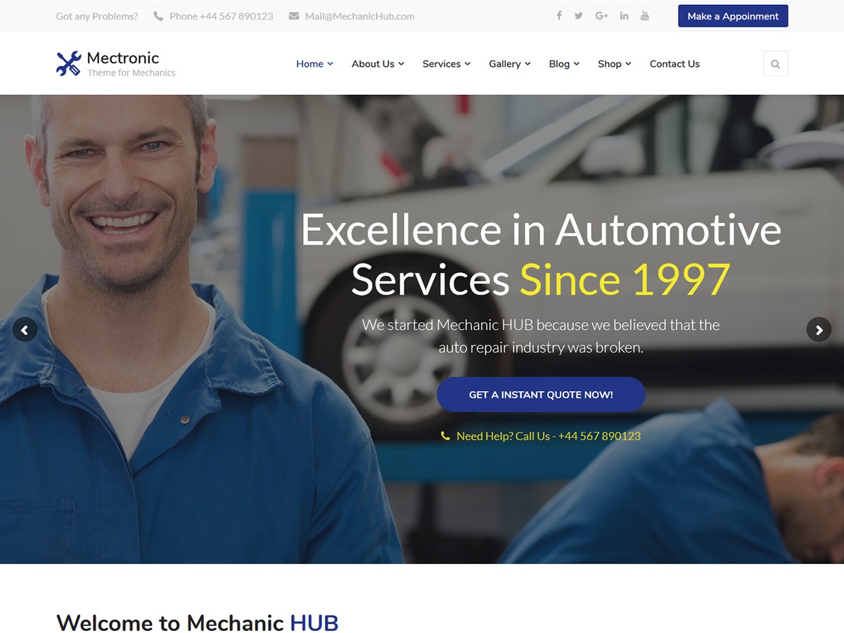 WordPress theme Mectronic WordPress theme Mectronic