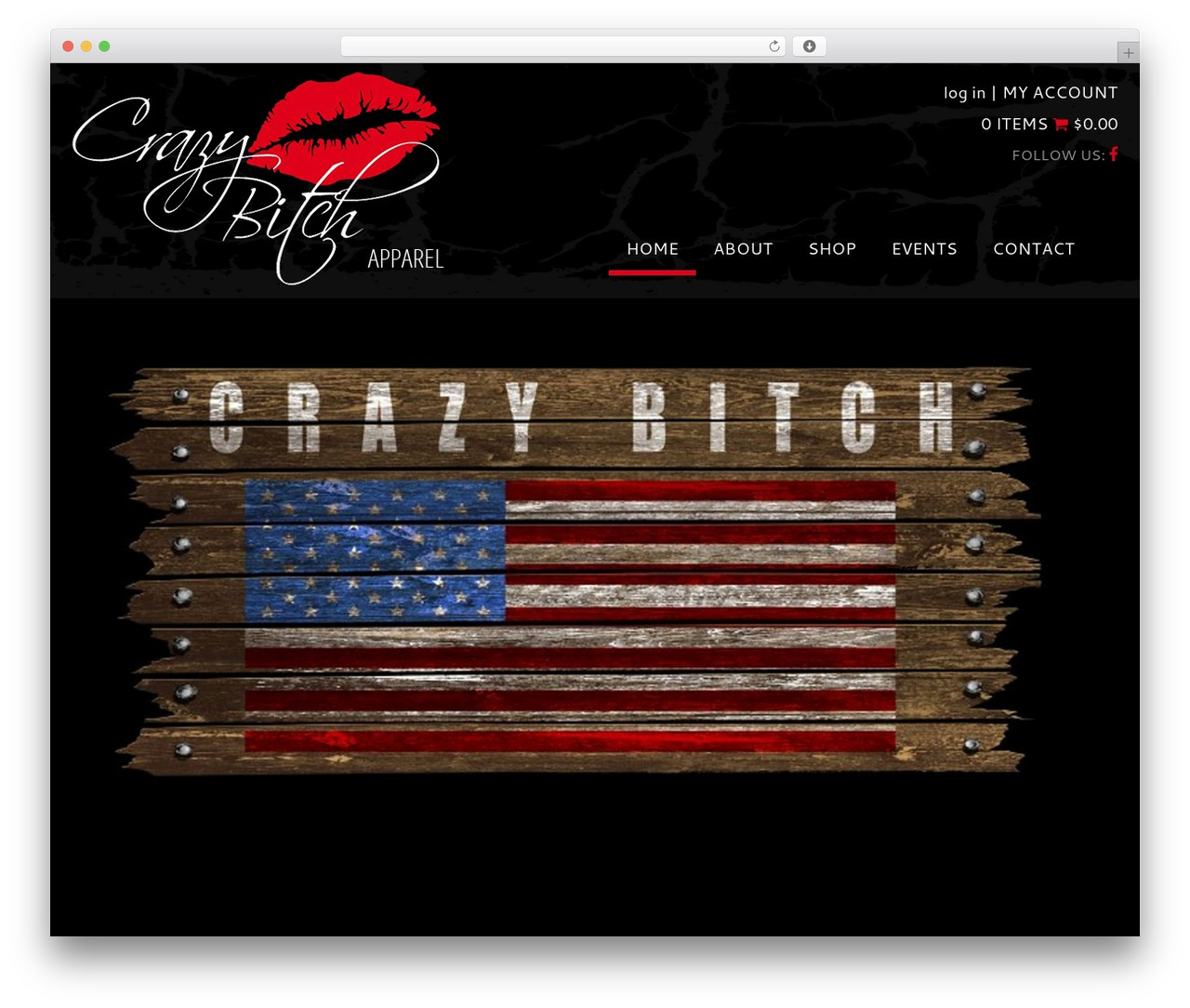 Your Web Layout WordPress theme - crazybitchapparel.com